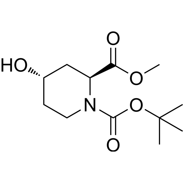 AN-12-H5 intermediate-1 ((2S,4S)-1-tert-butyl 2-methyl-4-hydroxypiperidine-1,2-dicarboxylate) 254882